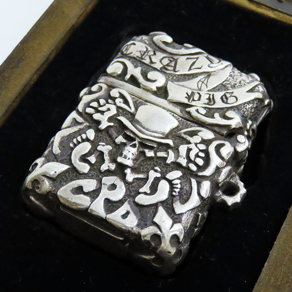 実際に弊社で買取させて頂いたCRAZY PIG DESIGNS/クレイジーピッグ ZIPPO/ジッポー オイルライター