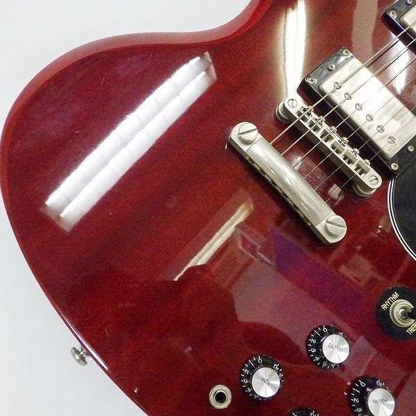 実際に弊社で買取させて頂いた★Epiphone/エピフォン G-400 PRO SG スタンダード コイルタップ搭載エレキギター ソフトケース付の画像 5枚目