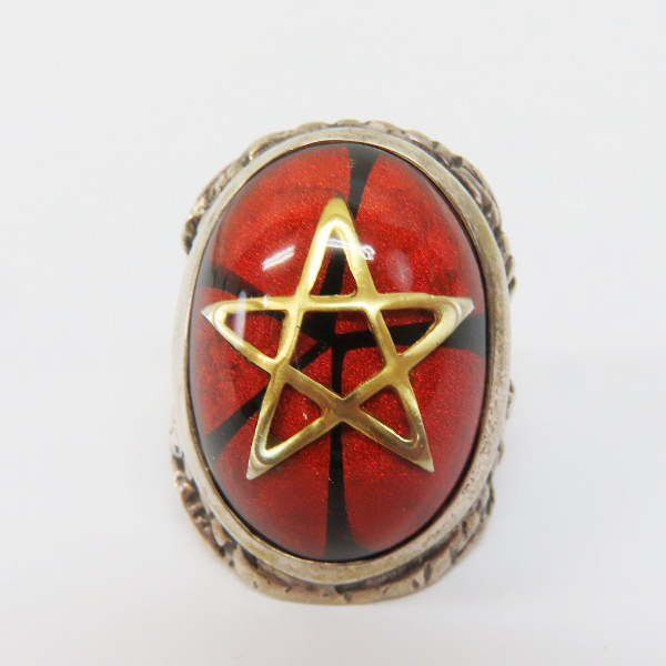 実際に弊社で買取させて頂いたALEX STREETER/アレックスストリーター エンジェルハート スペシャルストーン リング 5.5-6.5号の画像 1枚目