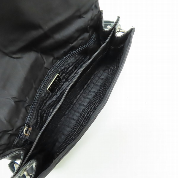実際に弊社で買取させて頂いた【難有り】PRADA/プラダ スクエアショルダーバック B6762の画像 4枚目