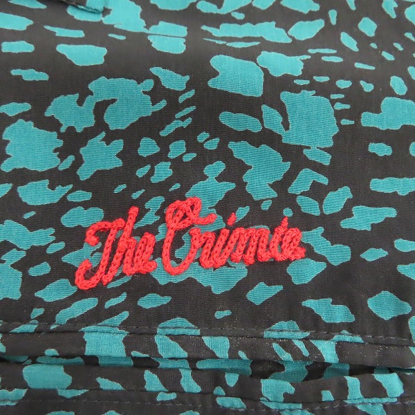 実際に弊社で買取させて頂いたTHE CRIMIE/ザクライミー 総柄 ロゴ刺繍 胸ポケット 半袖シャツ/Mの画像 3枚目