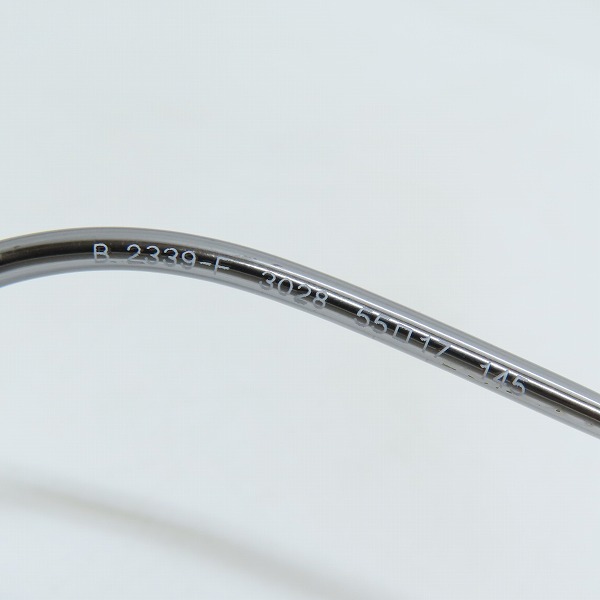 実際に弊社で買取させて頂いたBURBERRY/バーバリー メガネフレーム B2339-Fの画像 7枚目