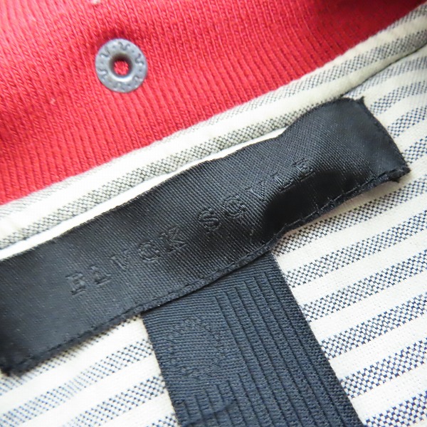 実際に弊社で買取させて頂いたBLVCK SCVLE/ブラックスケール スタジャン 袖パンチング Mの画像 2枚目