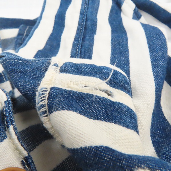 実際に弊社で買取させて頂いたSUGAR CANE/シュガーケーン ボーダー マリーン ショートパンツ /W32の画像 6枚目