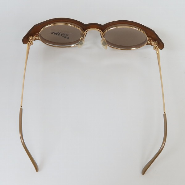 実際に弊社で買取させて頂いた JEAN PAUL GAULTIER/ジャンポールゴルチエ ヴィンテージ ゴールドフレーム サングラス クリップオン 56-7202の画像 4枚目