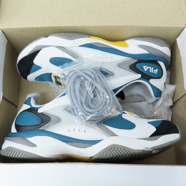 実際に弊社で買取させて頂いたFILA/フィラ BOVEASORUS 99/ボビアソラス 99 スニーカー FS1HTA3054X-WGN/US9の画像 7枚目