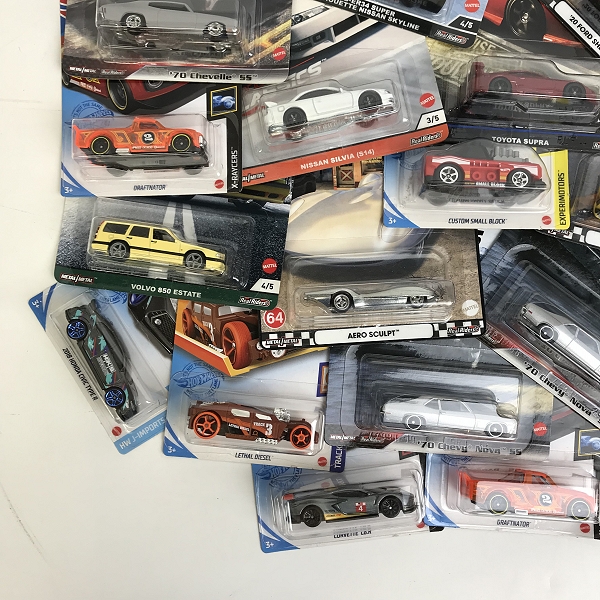 実際に弊社で買取させて頂いた【おまとめ品/未開封】MATTEL/マテル HOTWHEELS/ホットウィール プレミアム/ワイルドスピード 他 トヨタ/ホンダ/日産/ボルボ 等の画像 3枚目