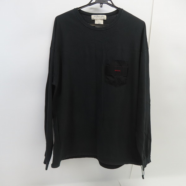 実際に弊社で買取させて頂いたREMI RELIEF×BRIEFING/レミレリーフ×ブリーフィング 胸ポケットロゴ 半袖Tシャツ/カットソー ブラック/XL