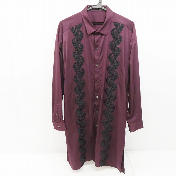 実際に弊社で買取させて頂いたNO ID. BLACK/ノーアイディー ブラック レース ロング 長袖シャツ 446006-314S/ONE