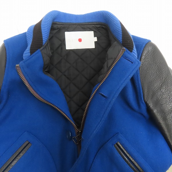実際に弊社で買取させて頂いたMARKa/マーカ 袖レザー スタジャン/1の画像 2枚目