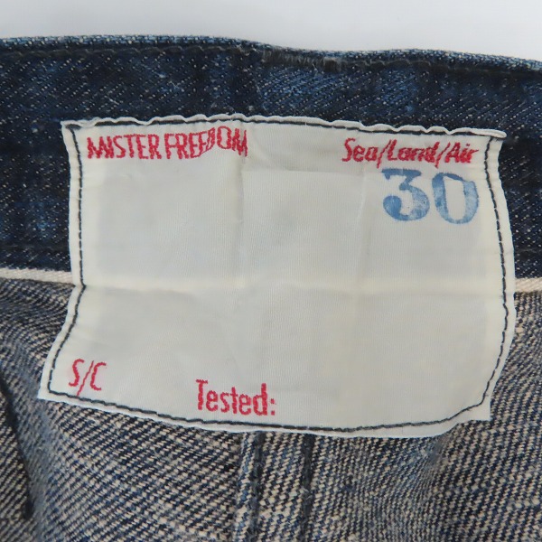 実際に弊社で買取させて頂いたSUGAR CANE×Mister Freedom/シュガーケン×ミスターフリーダム 11oz.  FIBER DENIM デニムパンツ SC41292 /30の画像 2枚目