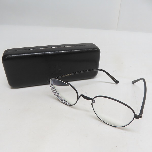 実際に弊社で買取させて頂いたOLIVER GOLDSMITH/オリバーゴールドスミス RIPON Nero 度入り眼鏡/メガネフレームの画像 9枚目