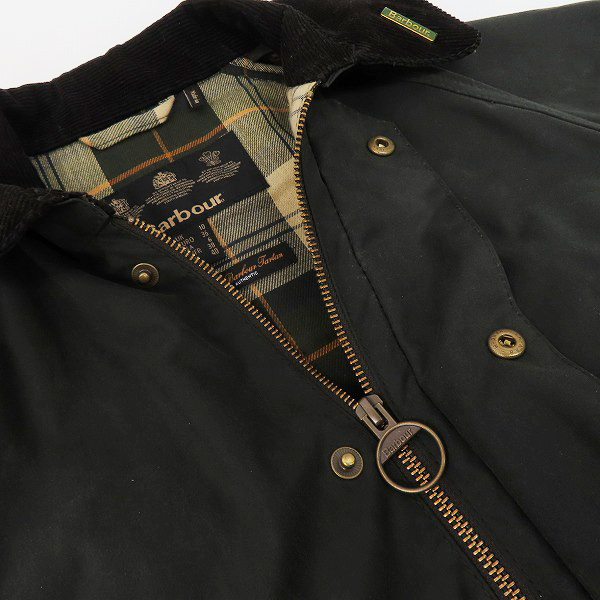 実際に弊社で買取させて頂いたBARBOUR/バブアー BEDALE WAX JACKET/ビデイル ワックスジャケット/2102027/UK10の画像 7枚目