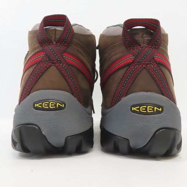 実際に弊社で買取させて頂いた【観賞用】KEEN/キーン ターギーⅡミッド オールレザー トレッキング シューズ 1217-WLNT /28の画像 1枚目