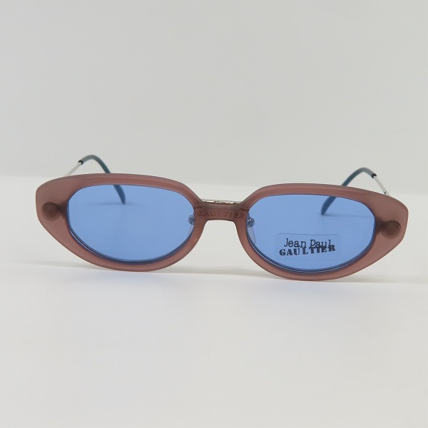 実際に弊社で買取させて頂いた JEAN PAUL GAULTIER/ジャンポールゴルチエ ヴィンテージ サングラス クリップオン レンズブルー 56-7205の画像 1枚目