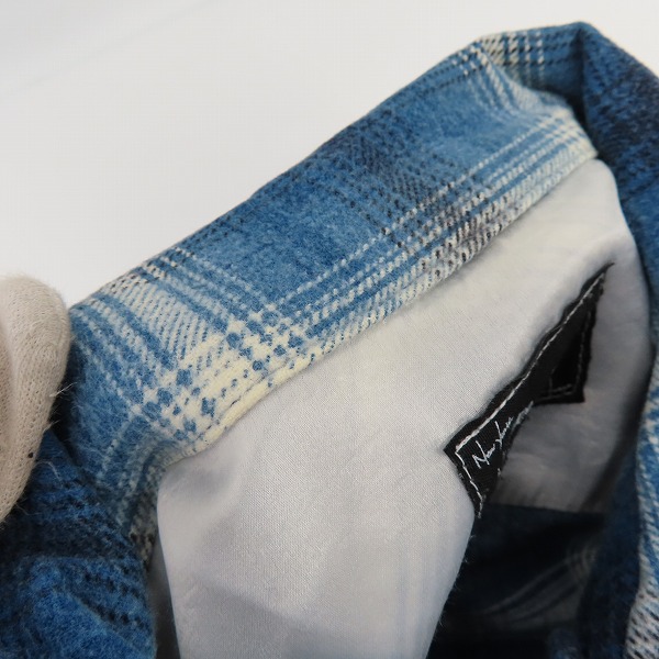 実際に弊社で買取させて頂いたNUMBER (N)INE/ナンバーナイン 日本製 チェック柄 ネルシャツ/2の画像 5枚目