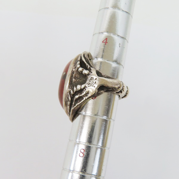 実際に弊社で買取させて頂いたALEX STREETER/アレックスストリーター エンジェルハート スペシャルストーン リング 5.5-6.5号の画像 8枚目