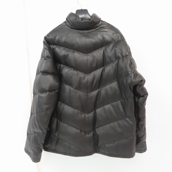 実際に弊社で買取させて頂いたGIORGIO ARMANI/ジョルジオアルマーニ ラムレザー ジャケット /46の画像 1枚目