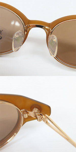 実際に弊社で買取させて頂いた JEAN PAUL GAULTIER/ジャンポールゴルチエ ヴィンテージ ゴールドフレーム サングラス クリップオン 56-7202の画像 7枚目