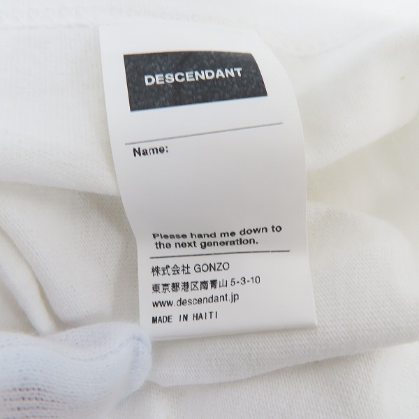 実際に弊社で買取させて頂いたDESCENDANT/ディセンダント メンバー限定 SIGNAL TEE 半袖Tシャツ/3の画像 3枚目