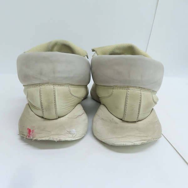 実際に弊社で買取させて頂いた【観賞用】Rick Owens×adidas/リックオウエンス×アディダス ROランナー オフホワイト AQ2826/27の画像 1枚目