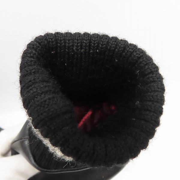 実際に弊社で買取させて頂いたCALEE SUPPLY Co./キャリーサプライ ウール 牛革/レザー 袖切り替え スタジャン Mの画像 7枚目