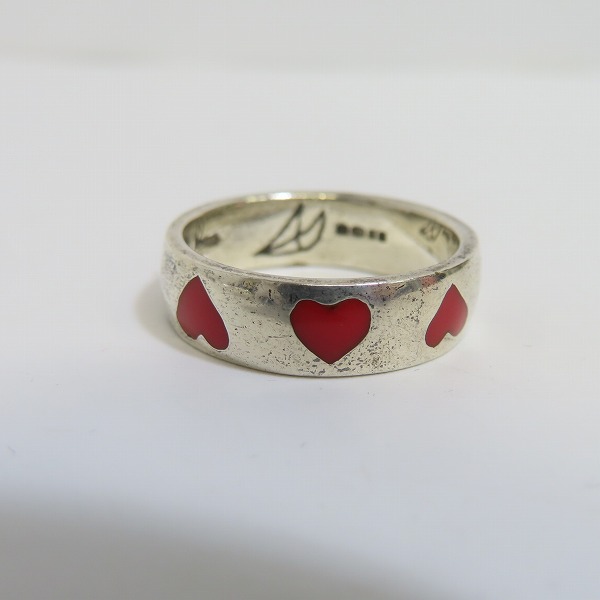 実際に弊社で買取させて頂いた【ギャラ付】CRAZY PIG/クレイジーピッグ ハートリング/24号の画像 1枚目