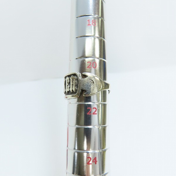 実際に弊社で買取させて頂いたTRAVIS WALKER/トラヴィスワーカー WALKER LOGO RING リング 20.5-21.5号の画像 8枚目