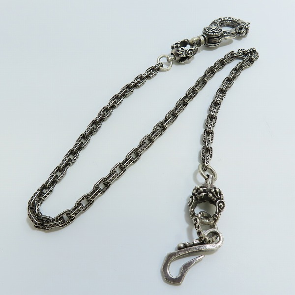 実際に弊社で買取させて頂いたLEATHERS AND TREASURES/レザーズアンドトレジャーズ ケルティックタイガーウォレットチェーンの画像 6枚目