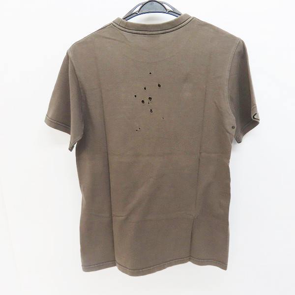 実際に弊社で買取させて頂いたNUMBER (N)INE/ナンバーナイン 初期/01SS TIME/タイム期 CIGARETTES 穴あき加工  ロゴ プリントTシャツ/2の画像 1枚目