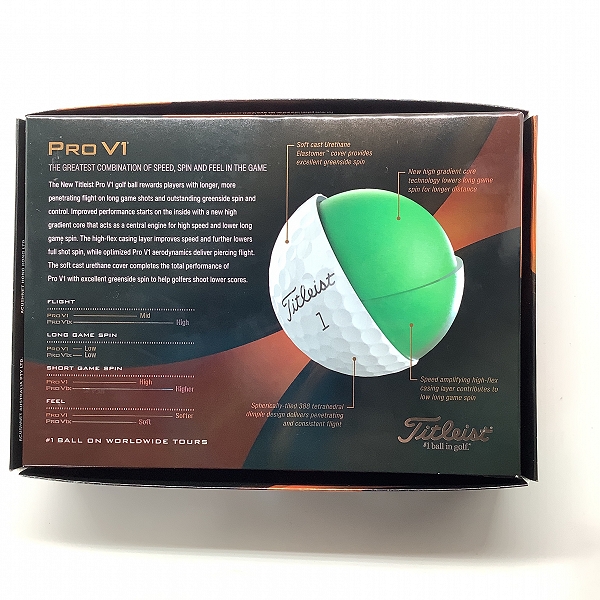 実際に弊社で買取させて頂いた【未使用】Titleist/タイトリスト PRO V1 ゴルフボール ホワイト 1ダースの画像 3枚目