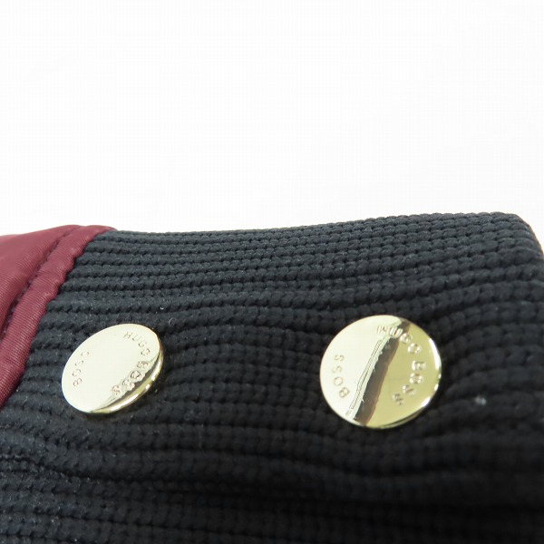 実際に弊社で買取させて頂いたHUGO BOSS/ヒューゴボス ボンバージャケット MA-1 ブラック/46Aの画像 7枚目