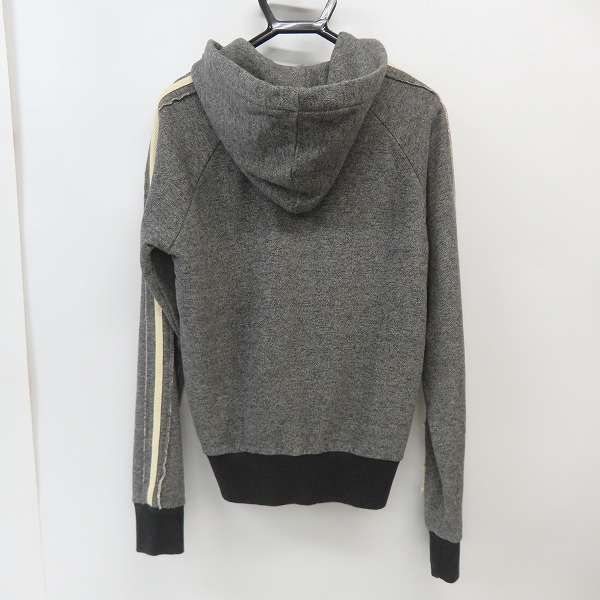 実際に弊社で買取させて頂いたHYDROGEN/ハイドロゲン BRONZAJI ブロンザージ スターワッペン サイドライン ジップアップパーカー グレー系/Sの画像 1枚目