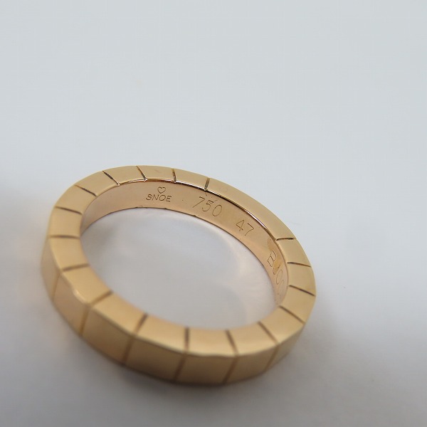 実際に弊社で買取させて頂いたCartier/カルティエ ラニエール リング/指輪 750/K18PG/ピンクゴールド 7号の画像 6枚目