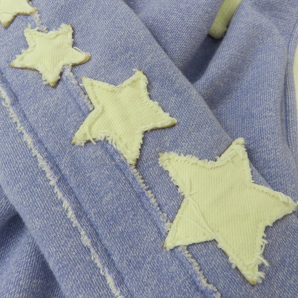 実際に弊社で買取させて頂いたHYDROGEN/ハイドロゲン BRONZAJI ブロンザージ スターワッペン サイドライン ジップアップパーカー/Sの画像 5枚目