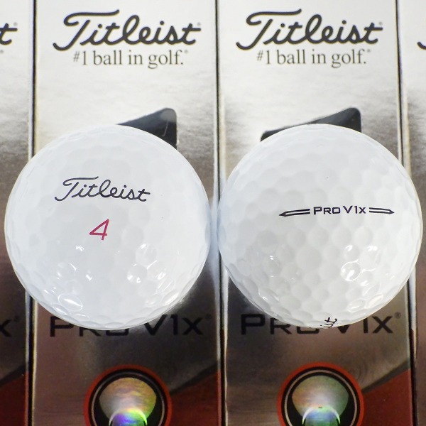 実際に弊社で買取させて頂いた【未使用】Titleist/タイトリスト PRO V1x ゴルフボール ホワイト 1ダースの画像 1枚目