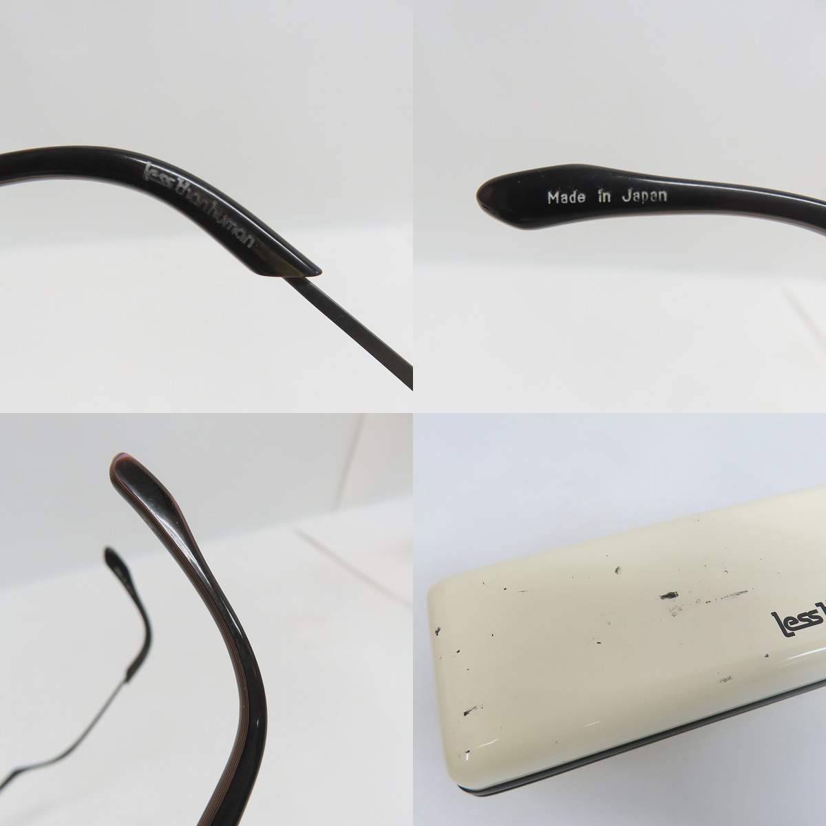 実際に弊社で買取させて頂いたless than human/レスザンヒューマン po6po10 ポルポト アイウエア/メガネフレームの画像 8枚目