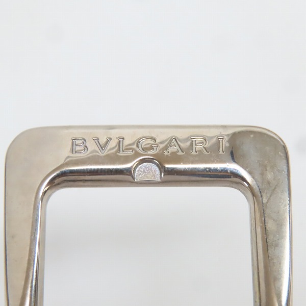 実際に弊社で買取させて頂いたBVLGARI/ブルガリ WIEMER ロゴバックル レザー ベルトの画像 3枚目