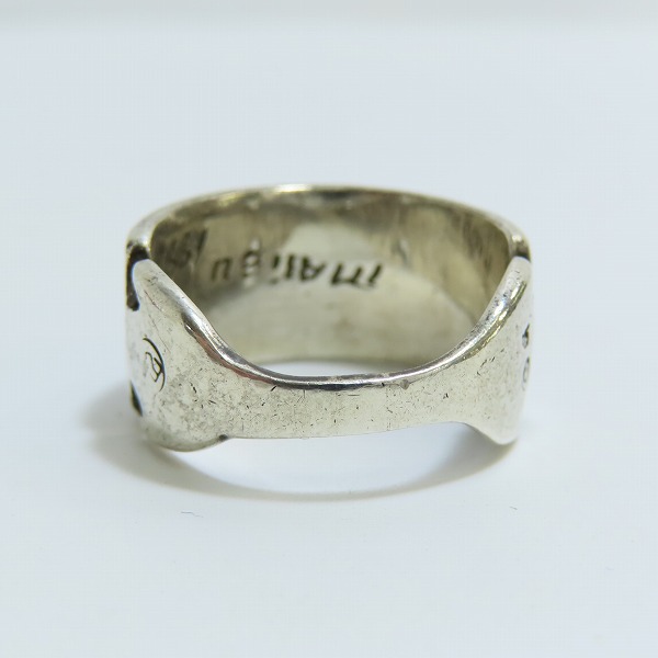 実際に弊社で買取させて頂いたTRAVIS WALKER/トラヴィスワーカー WALKER LOGO RING リング 20.5-21.5号の画像 4枚目