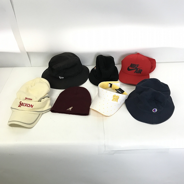 実際に弊社で買取させて頂いた【おまとめ品/未使用品含む】NIKE/ナイキ NEW ERA/ニューエラ Dickies/ディッキーズ 他 バケットハット/キャップ 等の画像 3枚目