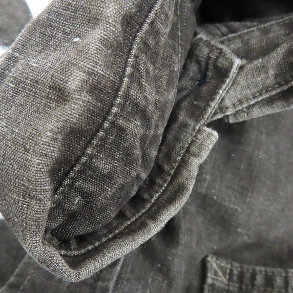 実際に弊社で買取させて頂いたSUGAR CANE/シュガーケーン ブラウン 長袖 プルオーバーシャツ /Mの画像 5枚目