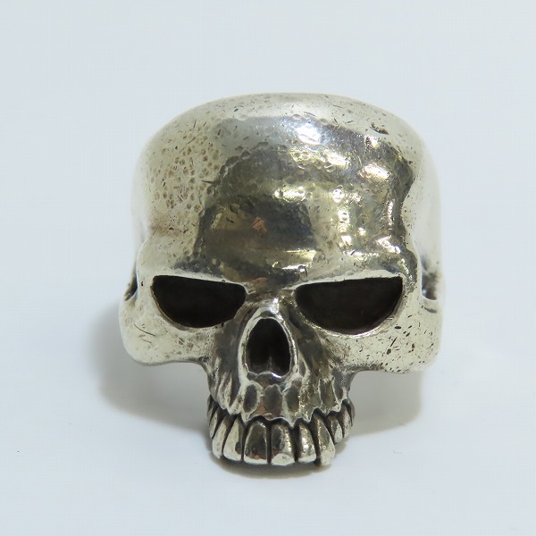 実際に弊社で買取させて頂いたCRAZY PIG/クレイジーピッグ ラージエビルスカルリング 22-23.5号 の画像 1枚目