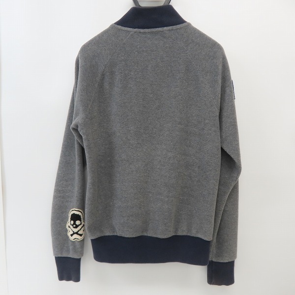 実際に弊社で買取させて頂いたHYDROGEN/ハイドロゲン BRONZAJI ブロンザージ エンブレム ワッペン ジップアップ フリースブルゾン/Mの画像 1枚目