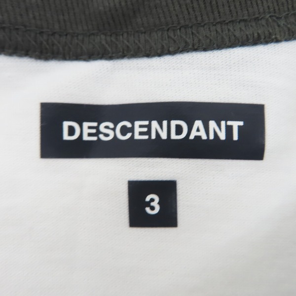 実際に弊社で買取させて頂いたDESCENDANT/ディセンダント 21SS TWO BIT B.B. SS ラグランTシャツ/3の画像 2枚目