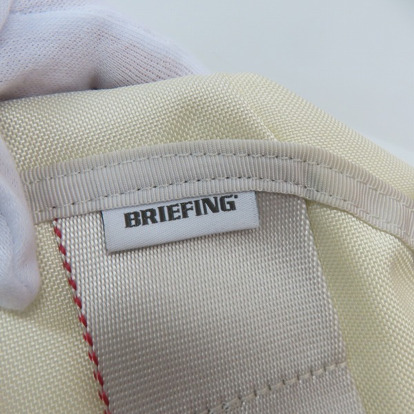 実際に弊社で買取させて頂いたBRIEFING/ブリーフィング ジョイントフラップ ショルダーバッグ オフホワイトの画像 5枚目