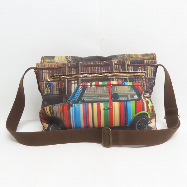 実際に弊社で買取させて頂いたPaul Smith/ポールスミス 転写プリント ショルダーバッグの画像 1枚目