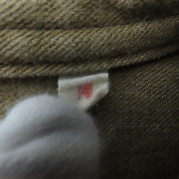 実際に弊社で買取させて頂いたSUGAR CANE×Mister Freedom/シュガーケン×ミスターフリーダム10oz.GB DENIM GARRISON SHIRT/ギャリソンシャツ SC27080/Mの画像 3枚目