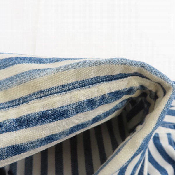 実際に弊社で買取させて頂いたSUGAR CANE/シュガーケーン ヒッコリー/ストライプ 長袖 ワークシャツ /Mの画像 5枚目