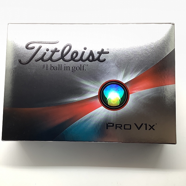 実際に弊社で買取させて頂いた(4)【未使用】Titleist/タイトリスト PRO V1x ゴルフボール ホワイト 1ダースの画像 2枚目