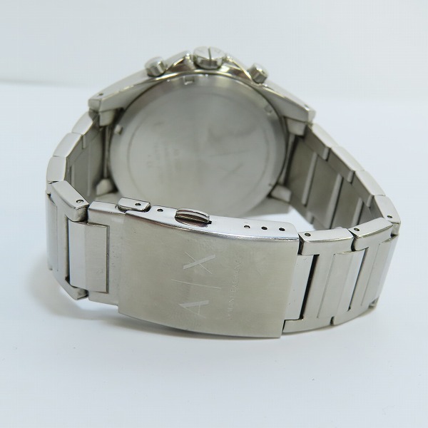 実際に弊社で買取させて頂いたARMANI EXCHANGE/アルマーニ エクスチェンジ クロノグラフ メンズ腕時計 ブラック文字盤 クオーツ AX2600の画像 2枚目